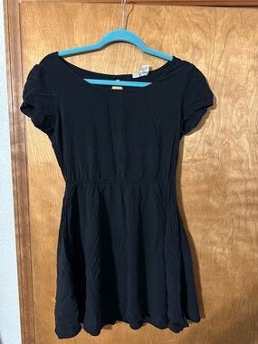 Mimi Chica Black Short Sleeve Mini Dress